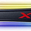 XPG S40G 256GB RGB 3D NAND PCIe Gen3x4 NVMe 1.3 M.2 2280 Internal SSD (AS40G-256GT-C)