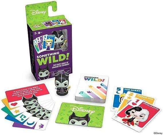 من فانكو Funko Signature Games: Something Wild Card Game- Villains أوراق لعب مع مجسمات مصغرة لشخصيات كرتونية