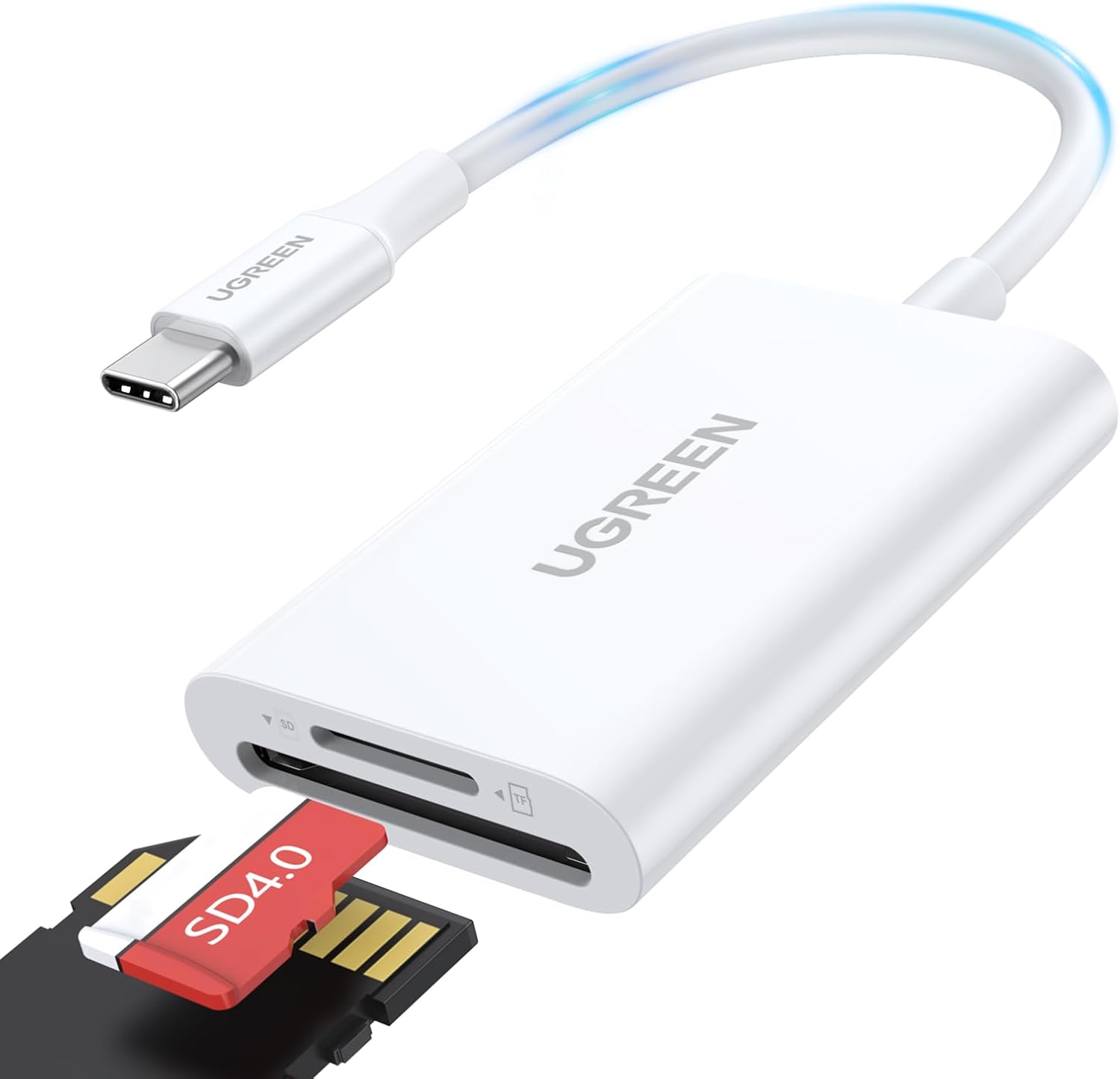 UGREEN قارئ كروت USB-C بسرعة 170MB/s متوافق مع iPhone 15
