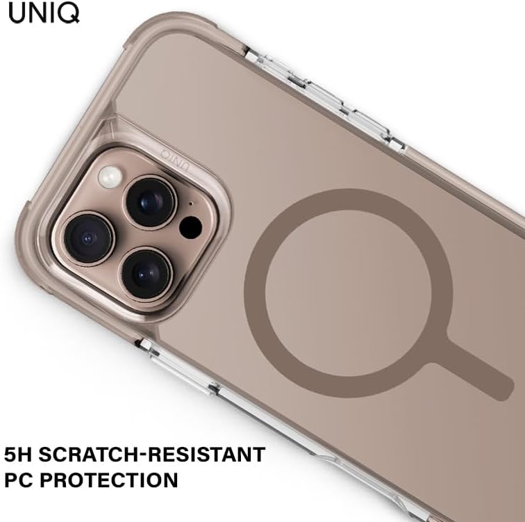 UNIQ HYBRID IPHONE 16 PRO (2024) 6.9 MAGCLICK CHARGING COMBAT - TAUPE GOLD