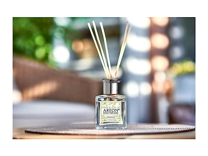 Areon Home Perfume Garden 150ml - Jasmine Fragrance, 10 Reed Sticks