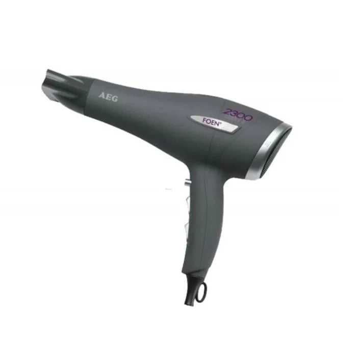 AEG Professional Hair Dryer HT 5580 – 2300W with 360° Rotating Nozzle, ECO Mode & Cold Shot | Gray