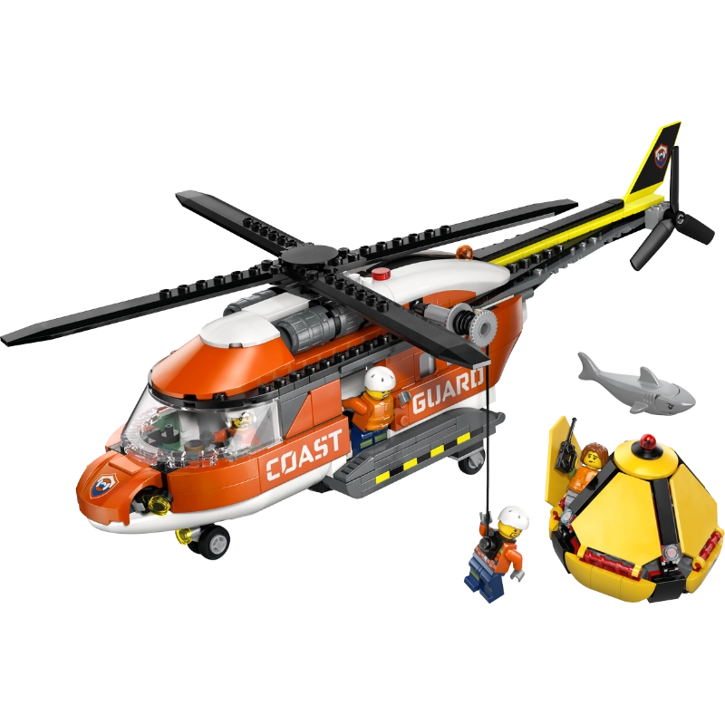 LEGO City Coast Guard Helicopter – 551 Pieces | Set 60503
