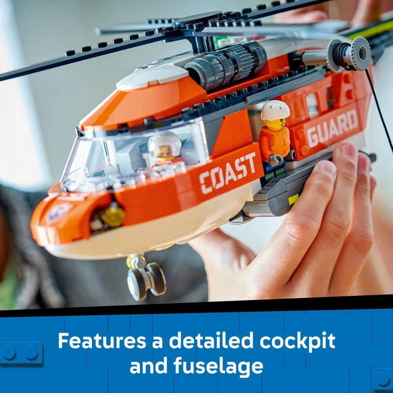 LEGO City Coast Guard Helicopter – 551 Pieces | Set 60503