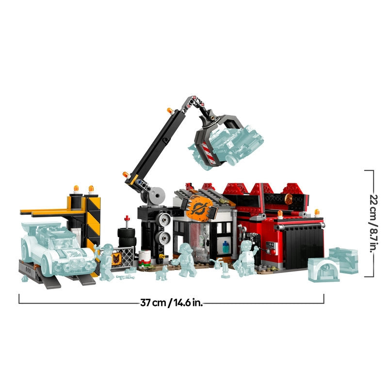 LEGO City Scrap Yard with Cars – 871 Pieces | Set 60472
