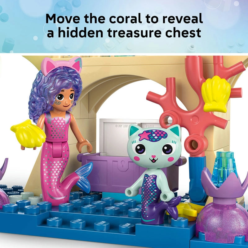 LEGO Gabby's Dollhouse Mermaid Gabby's Aquarium Adventure – 103 Pieces | Set 11204
