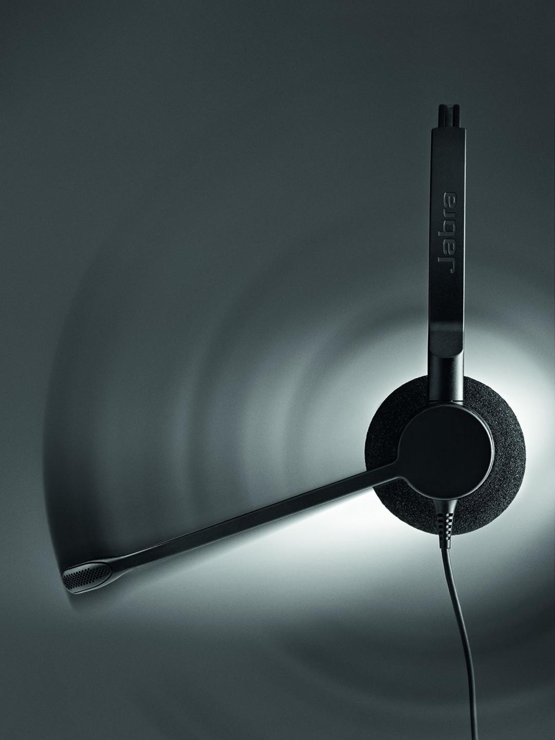 Jabra BIZ 2300 QD Duo Headset – Binaural, Noise-Canceling Mic, 360° FreeSpin Boom, Wideband | Office