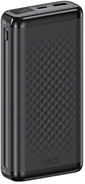 XO Digital Display PB309 20000mAh 22.5W Power Bank - Black