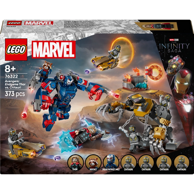 LEGO Marvel Avengers: Endgame Thor vs. Chitauri – 373 Pieces | Set 76322