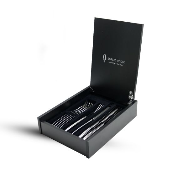 طقم أدوات مائدة Belo Inox Platinium 12 قطعة - فضي أنيق