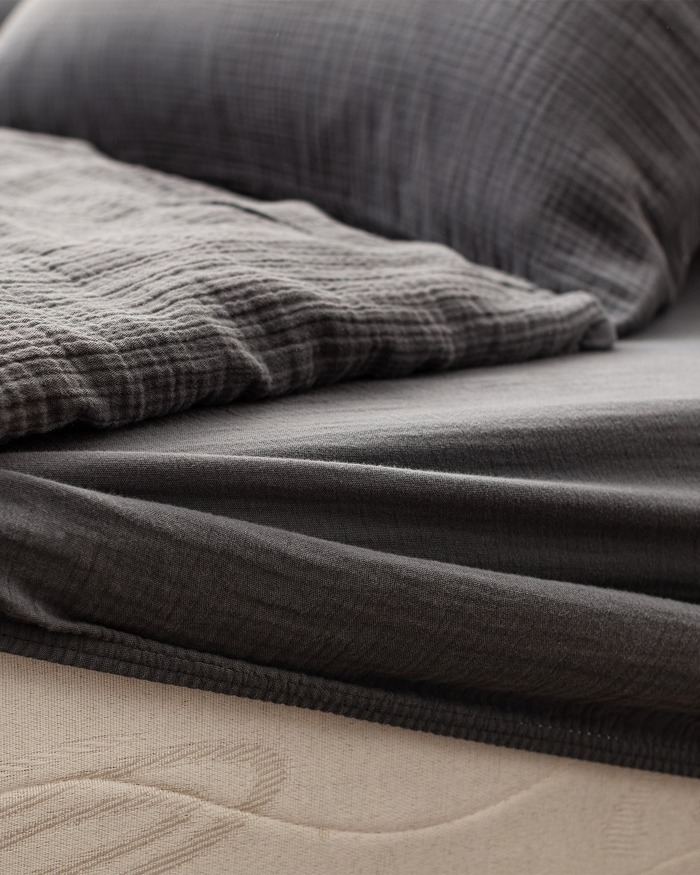 Marla Muslin King Size Duvet Cover Set - Fitted - Madame Coco JO