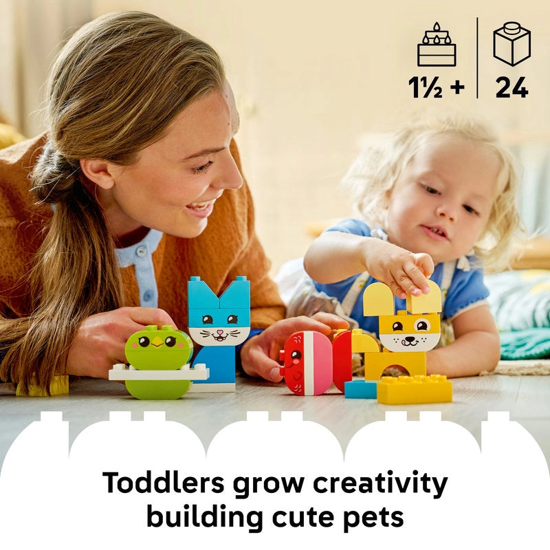 LEGO DUPLO 3 in 1 Creative Cute Pets – 24 Pieces | Set 10477