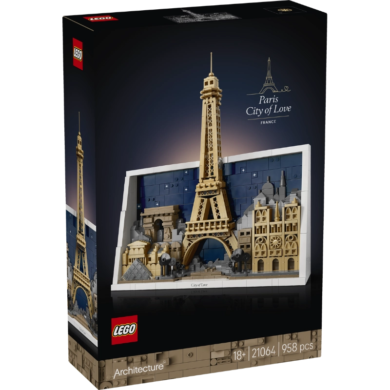 LEGO Architecture Paris – City of Love (21064) | 958-Piece Building Set