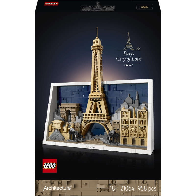 LEGO Architecture Paris – City of Love (21064) | 958-Piece Building Set