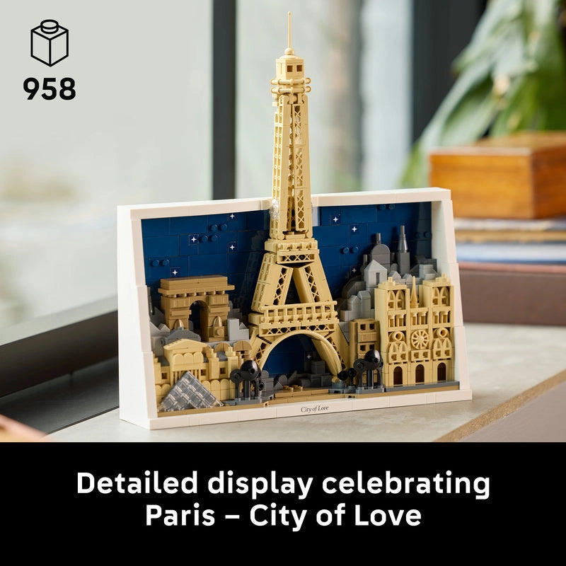 LEGO Architecture Paris – City of Love (21064) | 958-Piece Building Set