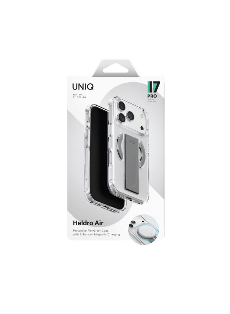 UNIQ HYBRID IPHONE 17 PRO MAGCLICK CHARGING HELDRO AIR - LUCENT CLEAR