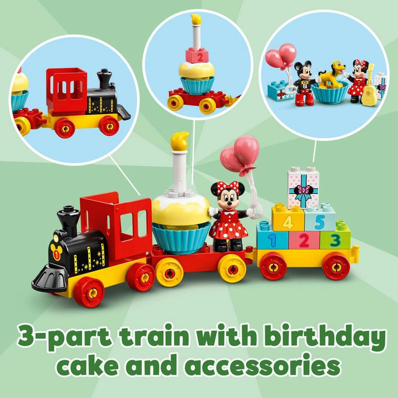 LEGO DUPLO Mickey & Minnie Birthday Train – 22 Pieces | Set 10941