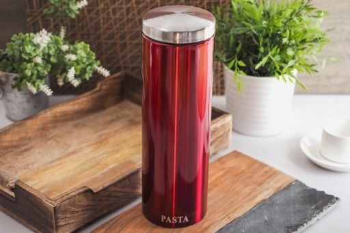 Berlinger Haus Pasta Canister 30cm – Burgundy Metallic