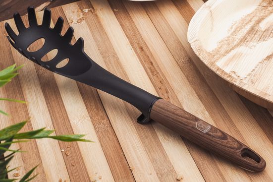 Berlinger Haus Non-Stick Spaghetti Spoon – Ebony Maple