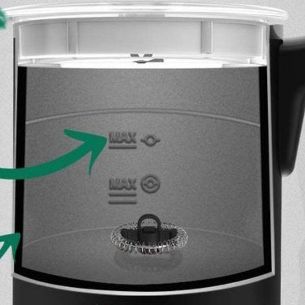 صانعة رغوة حليب من Berlinger Haus - بلاك روز أنيقة