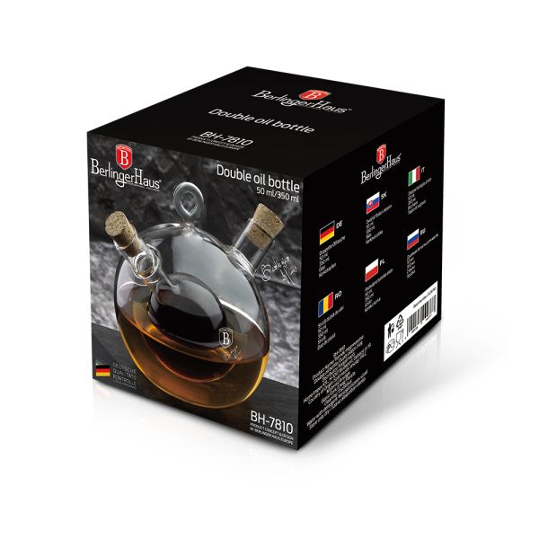 إبريق زيت وخل زجاجي من Berlinger Haus – تصميم أنيق