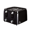 Berlinger Haus 4-Slice Toaster – Elegant Black Silver