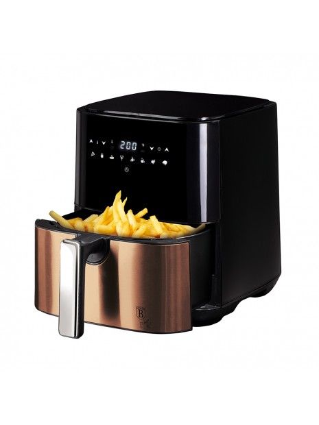 مقلاة هواء بسلة Berlinger Haus – بلاك روز أنيقة وصحية