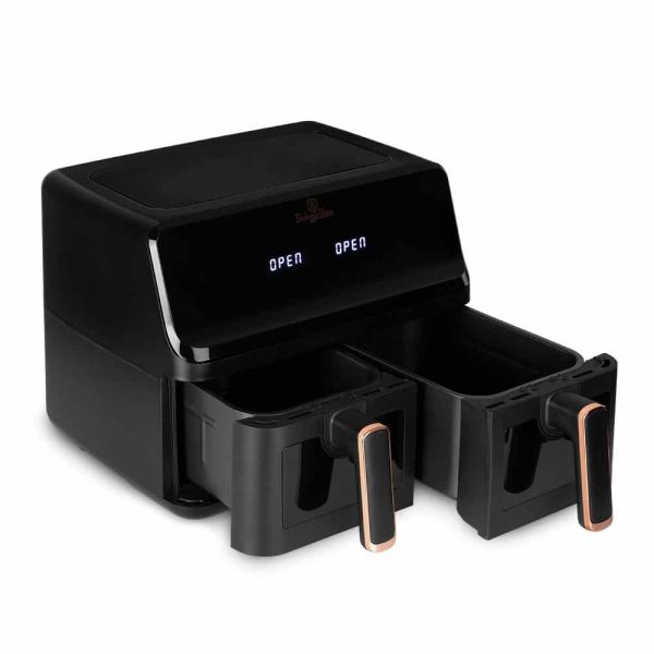 Berlinger Haus Dual-Basket Air Fryer 8.2L - Black Rose