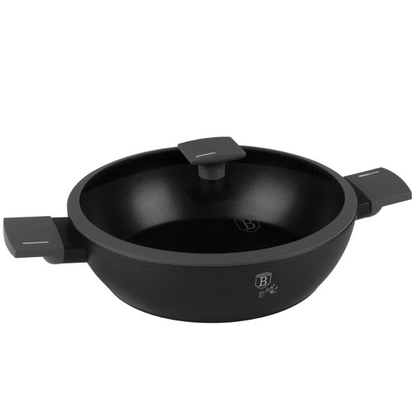 Berlinger Haus Double Handle Pan with Lid – Anthracite