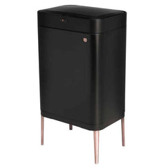 Berlinger Haus 60L Motion Sensor Trash Bin - Black-Rose