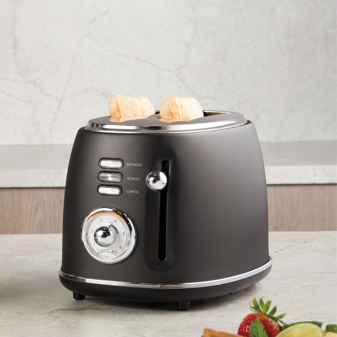 Berlinger Haus Toaster – Elegant Anthracite Design