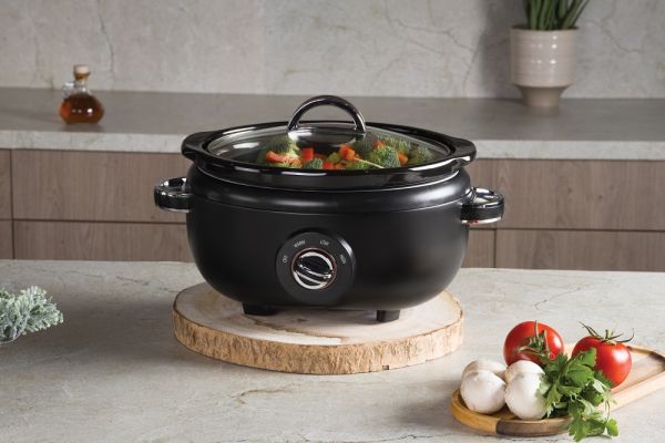 Berlinger Haus 3.5L Electric Slow Cooker – Black-Rose