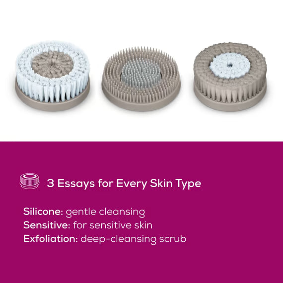 Beurer Facial Cleansing Brush - Waterproof Dual Rotating Brush