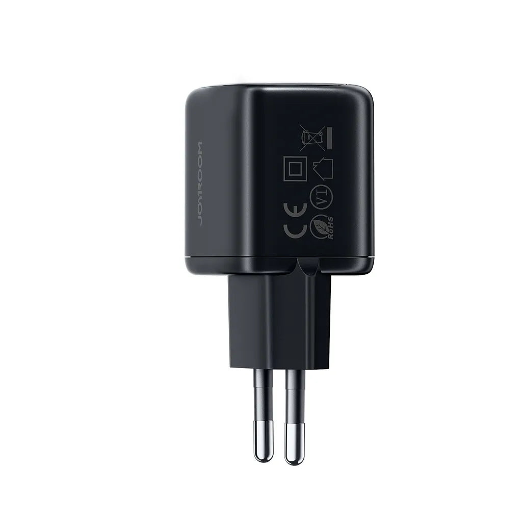 Joyroom JR-TG7 33W Dual Port Fast Charger with USB-C Cable - Black