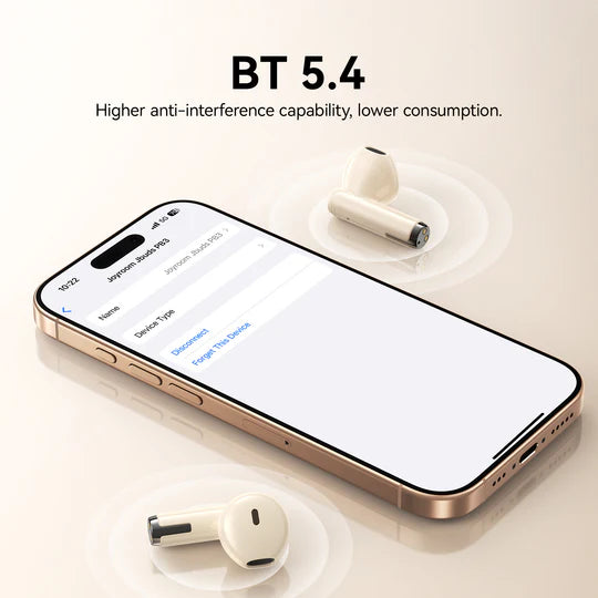 JOYROOM JR-PB3 Wireless Earbuds | Beige | Stylish & Clear