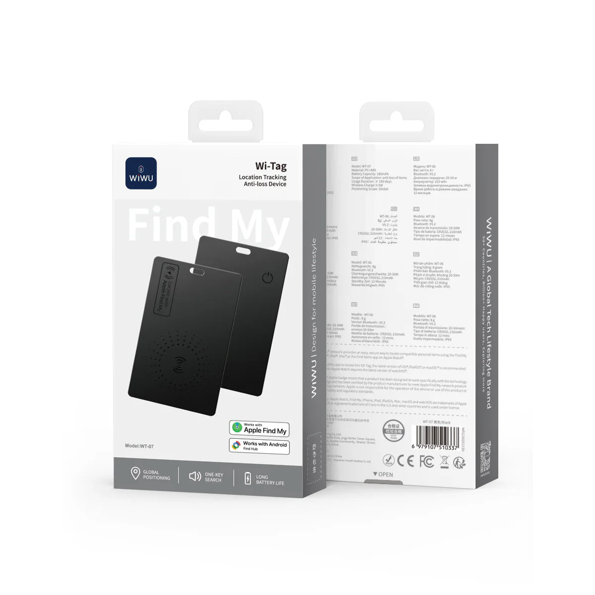 WiWU Wi-Tag Location Tracking Anti-Loss Device - WT-07
