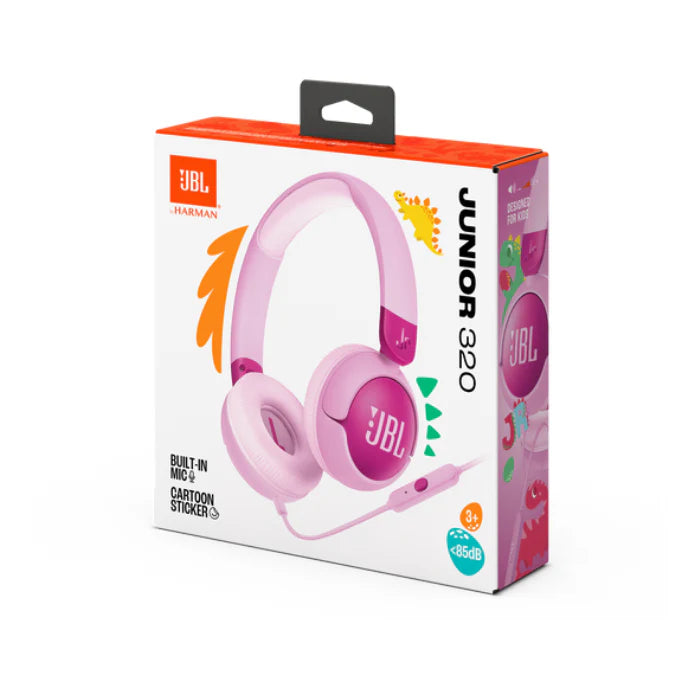 سماعات JBL JR 320 للأطفال – لاسلكية، صوت آمن | JBLJR320