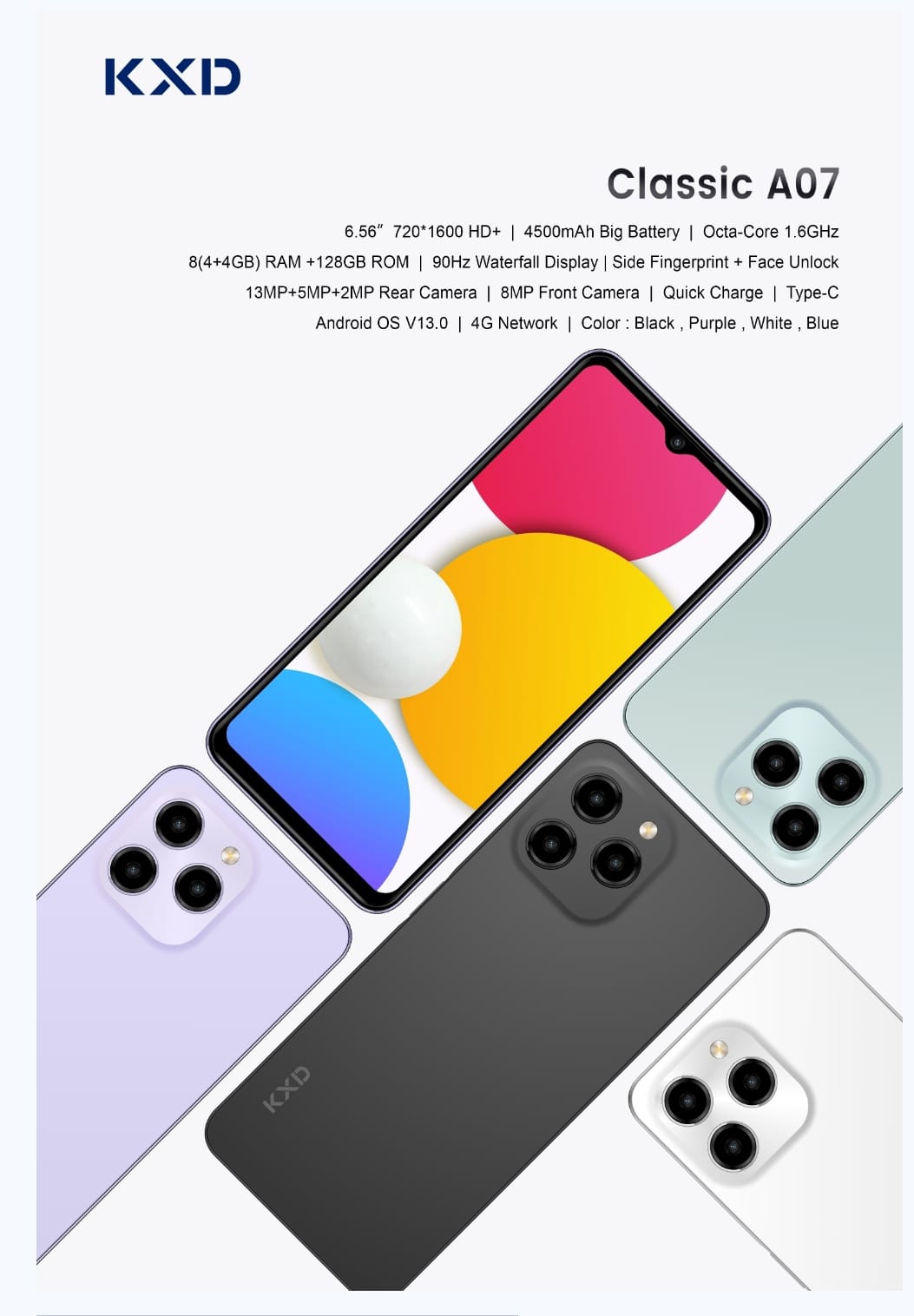 KXD كلاسيك A07 8 جيجابايت / 128 جيجابايت
