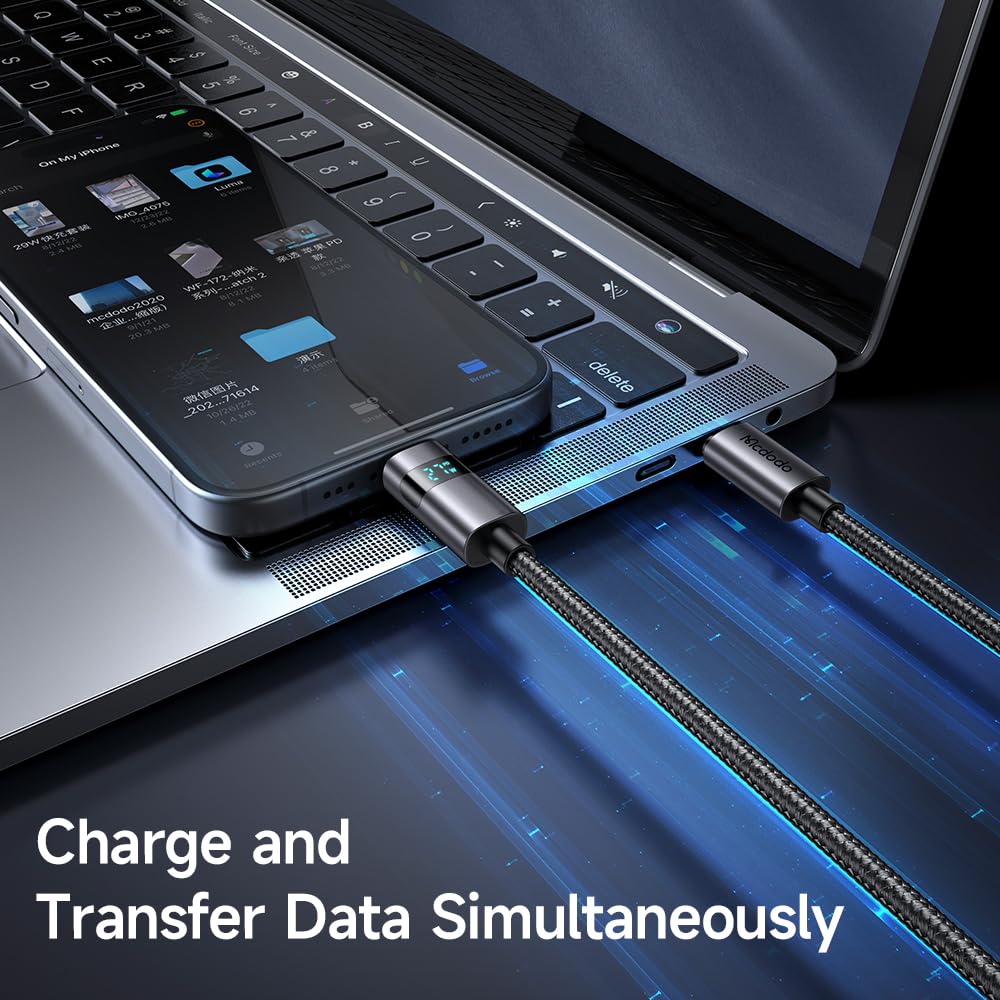 كابل شحن MCDODO CA-5610 | شاشة رقمية بقوة 100 واط