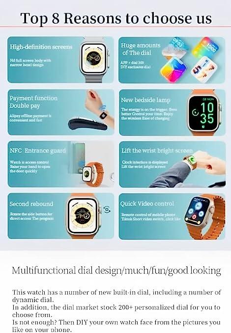 ساعة XO M8 PRO الرياضية الذكية للاتصال