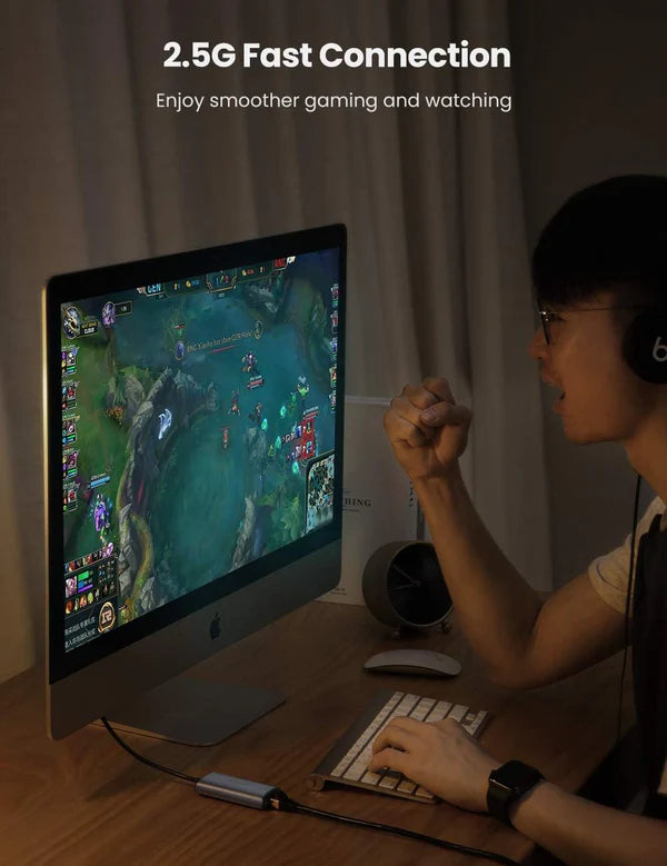 UGREEN CM275 USB-C to 2.5G Ethernet Adapter - Space Gray