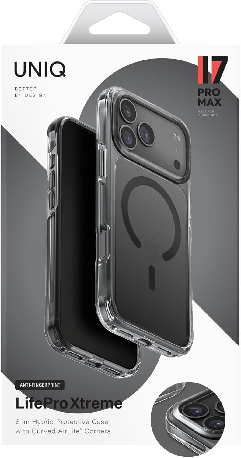UNIQ HYBRID IPHONE 17 PRO MAGCLICK CHARGING LIFEPRO XTREME (AF) - FROST SMOKE