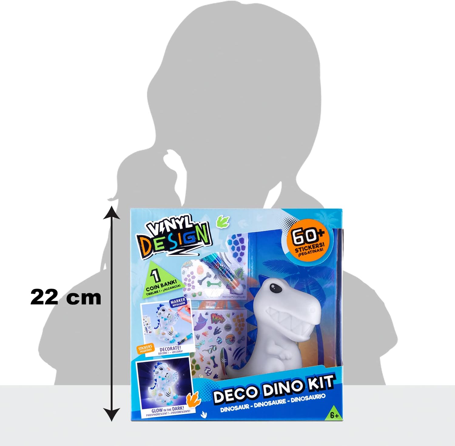 Canal Toys Style 4 Ever – Vinyl Dinosaur Money Box