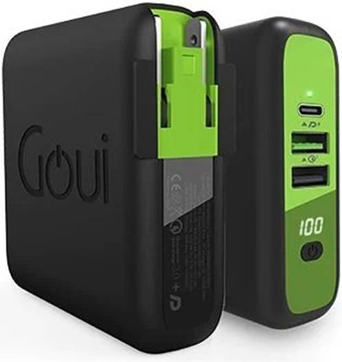 Goui Mbala Power Bank مع شاحن لاسلكي، سعة 8000mAh
