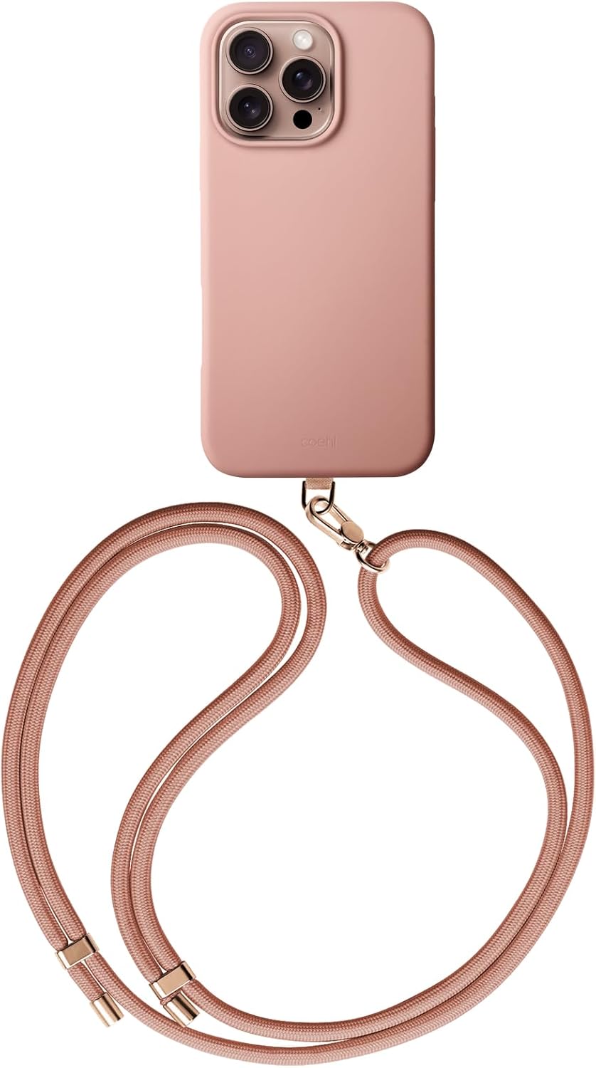 UNIQ Coehl iPhone 16 Pro (2024) 6.9 Magnetic Charging Crème - Ballet Pink