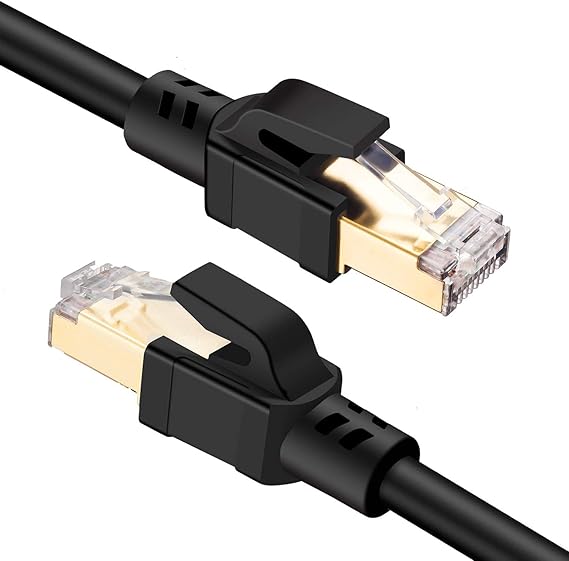 كابل إيثرنت Elfcam® CAT8 سريع 2 متر – 40Gbps
