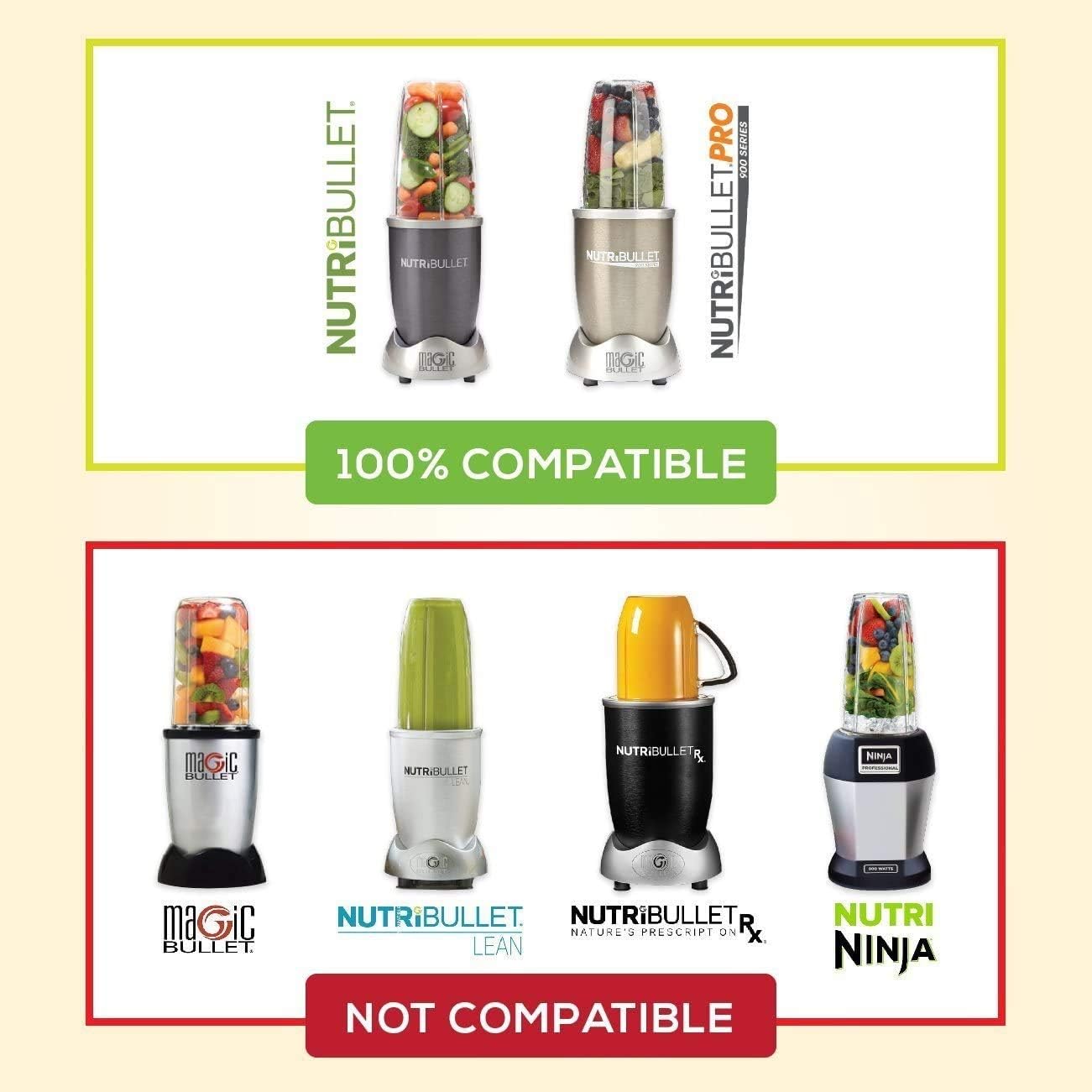Nutribullet Tall Cup - Clear