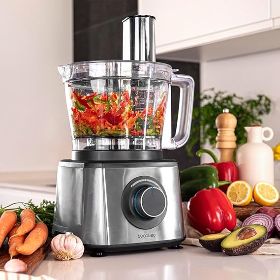 Cecotec Paprika 1300 Food Processor 2000W 3.5L — Complete Kitchen Prep in One Machine