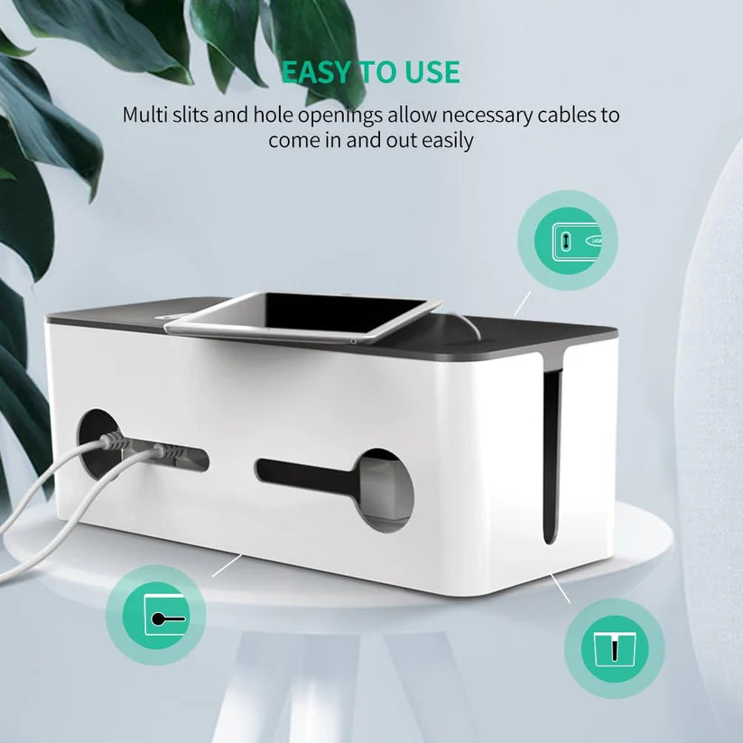 صندوق UGREEN لتنظيم الكابلات – تصميم أنيق وآمن للأطفال