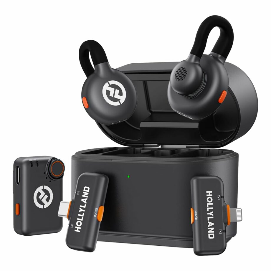 Hollyland Lark M2S Ultimate Combo (Camera RX+Lightning RX) Wireless Lavalier Microphones